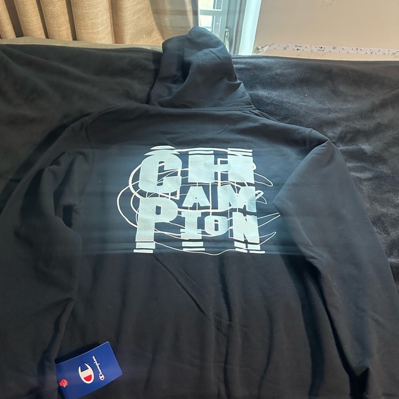 Black Unique Champion Hoodie - Picture 2 of 2